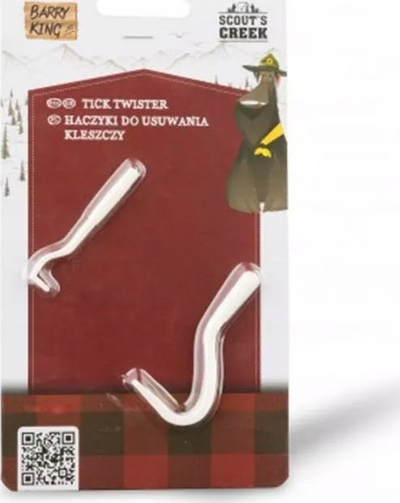 Grep për heq rriqra BarryKing, set 2 copë, plastik, i bardhë
