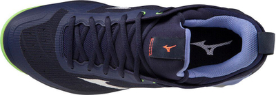 Atlete sportive Mizuno Wave Luminous 2 për sallë, numër 45, blu me jeshile