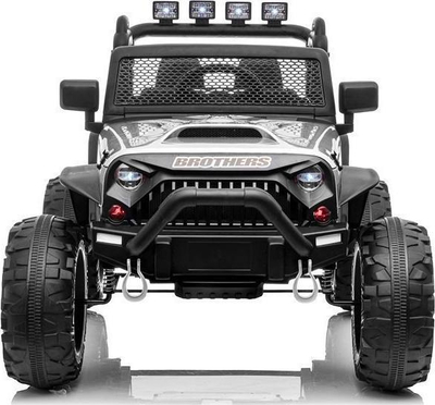 Makine elektrike per femije Jeep JC666 LEAN CARS, 12V, me telekomande, argjendi metalik