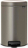 Kosh mbeturinash Brabantia Platinum Pedal Bin, 12L, argjendtë