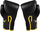 Doreza boksi Avento Boxing Gloves PU, 8 oz, për të rritur, të zeza me të verdha