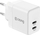 Karikues muri Crong Ultra Compact GaN, 35W PD 3.0, 2x USB C, i bardhë