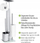 Set WC Wenko 23364100, çelik inox, me raft, argjendtë