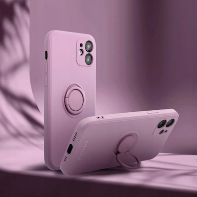 Mbulesë telefoni Roar Amber Case për iPhone 15 Pro Max, TPU, me unazë magnetike, e zezë
