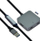 HUB USB VALUE 3.2 Gen1, 4 porta, kabllo zgjatëse 10m, i zi
