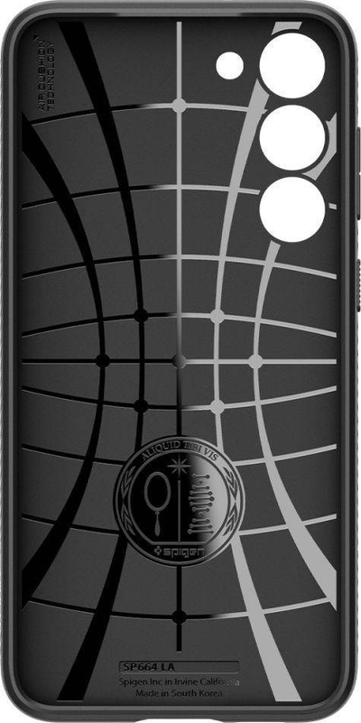 Mbrojtëse Spigen Liquid Air për Samsung Galaxy S23, e zezë