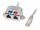Ndarës rrjeti Lanberg AD-0026-S, 10/100 Mbps, Cat5e, argjend