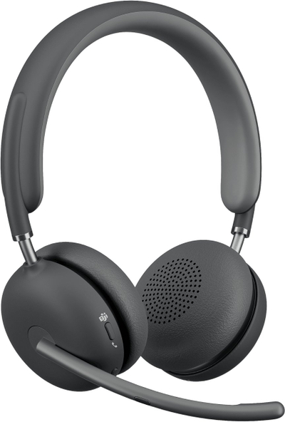 Kufje pa tela Logitech Zone Wireless 2, Bluetooth 5.2, për punë, ngjyrë grafit