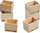Kuti ushqimi për kafshë Kidsglobe Potato Crate, kapacitet i madh, plastike, kafe