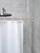 Shufër perde dushi WENKO Luz, e zgjatshme 70-115 cm, çelik inox, pa shpime
