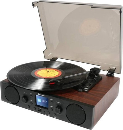 Gramafon Roadstar TTR-8850ED+BT, DAB+ FM, Bluetooth, dru i errët