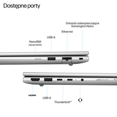 Лаптоп HP EliteBook 6 G1i, 14\", Intel Ultra 5 225U, сребрен