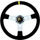 Timon sportiv MTuning Steering Wheel Pro, 350mm, suede i zi