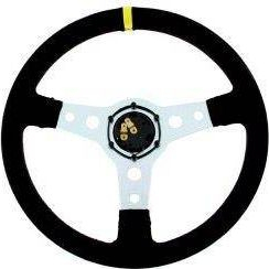 Timon sportiv MTuning Steering Wheel Pro, 350mm, suede i zi