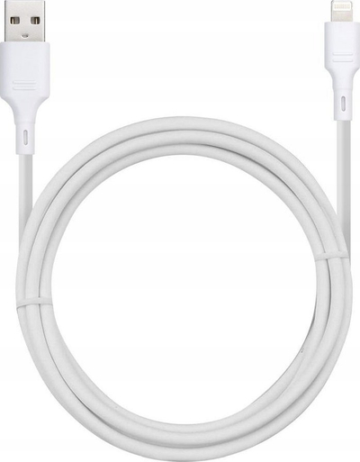 Kabllo karikimi Blue Star, USB A në Lightning, 2.4A, e bardhë