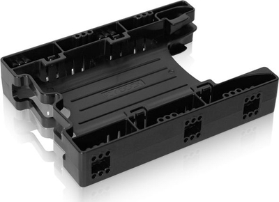 Kuti për disk Icy Dock 2 x 2.5” SSD/HDD EZ-Fit Lite, e zezë