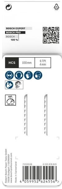 Сечило за пила Bosch PRO Plastics PP Clean T102D, 100mm, сет 2 парчиња