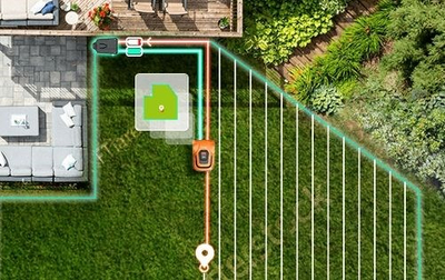 Kositëse robotike bari Ezviz RM600, për 600 m², IPX6, e zezë