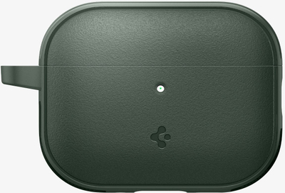 Навлака за слушалки Spigen ACS09827, за Apple AirPods Pro 3, со карабинер, зелена