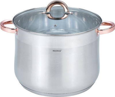 Tengere çeliku Klausberg KB-7795, 13L, Ø28cm, me kapak