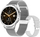 Ora inteligjente për femra Rubicon RNCF02-1, ekran 1.32", IP67, argjendi