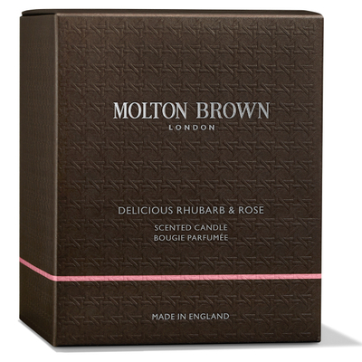 Ароматична свеќа Molton Brown Signature Delicious Rhubarb & Rose, 190 г