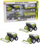 Set lodrash ferme MZ-IMPORT 9972-30B, kombajnë edhe traktor me rimorkio, shumëngjyrësh