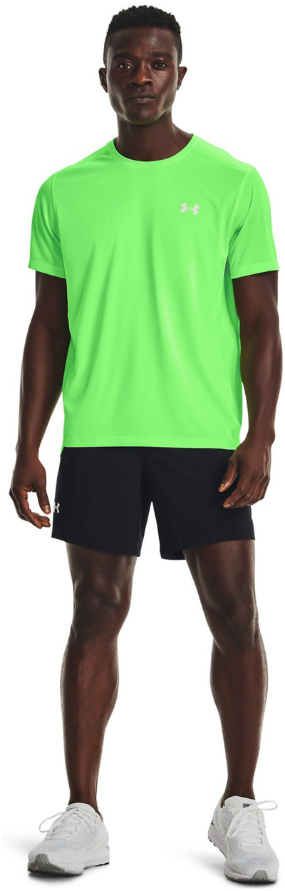Shorce sportive Under Armour Speed Stride për meshkuj, poliester, i zi