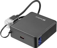 Powerbank Sandberg Nano 10000 PD20W, 10000mAh, karikim i shpejtë 20W, i zi