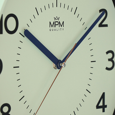 Orë muri MPM Quality Heikki E01.4429.40, e bardhë