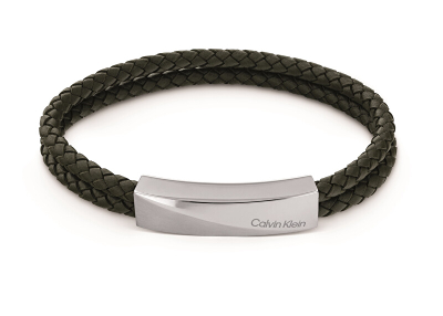 Byzylyk Calvin Klein with steel decoration Braided 35000099