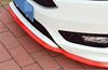 Spoiler universal për parakolp MTuning, 2.5 m, gomë, blu