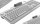 Tastierë CHERRY JK-A0400EU-0 me kabllo USB, me lexues smart card dhe RF/NFC, gri