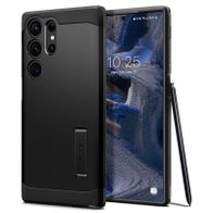 Mbështjellës për Samsung Galaxy S23 Ultra Spigen Tough Armor, i zi