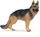 Figurë lodër PAPO German Shepherd Dog and Cat Companions, PVC, kafe e zezë