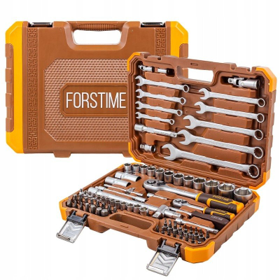 Set çelësash me sokëta Steel, 82 copa, 1/4" 1/2" 4-32mm, çelik