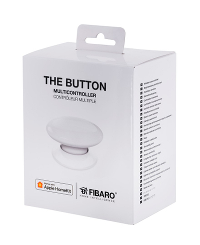 Buton paniku Fibaro The Button, pa tela, me bateri, i bardhë