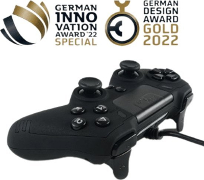 Играчка конзола Lexip SteelPlay Slim Pack, со кабел, за PS4 и персонален компјутер, црна