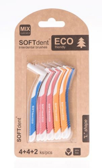 Furçë interdentale SOFTdent ECO L MIX, 10 copë