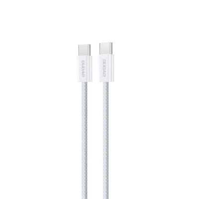 Kabllo karikimi Dudao PD, USB C në USB C, 2m, 60W, e bardhë