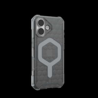 Mbrojtëse telefoni UAG Essential Armor MagSafe për iPhone 17, e fortë, gjysmë transparente, gri e errët