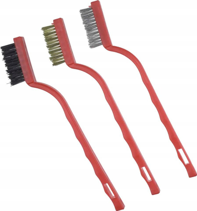 Set furçash DEDRA 2001P70, 3 rreshta, 175mm, bronz inoks najlon