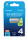 Bateri rikarikuese Panasonic Eneloop AAA, 800mAh, set 4 copë