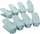 Mbajtëse këpucësh WENKO Shoe Stacker, set me 8 copë, i rregullueshëm në lartësi, jeshile pastel