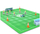 Тепих за игра за деца Challenge Mat Soccer, фудбалска тема, издржлив материјал, повеќебоен
