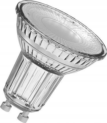 Llampë LED OSRAM GU10 PAR16, 4.5W sa një 50W, dritë e ngrohtë, transparente