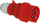 Prizë portative industriale Bals MULTI-GRIP Quick-Connect 2136, 16A 5P 400V, IP44, e kuqe