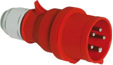 Prizë portative industriale Bals MULTI-GRIP Quick-Connect 2136, 16A 5P 400V, IP44, e kuqe