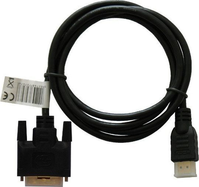 Kabllo Savio HDMI - DVI-D (cl-139), 1.8 m e zezë