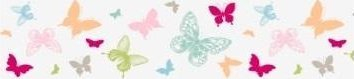 Shirit dekorativ dritareje HEYDA Butterflies, 2 m, vetëngjitës, shumëngjyrësh